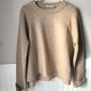 ASOS | Split Side Beige High Low Sweater [M]